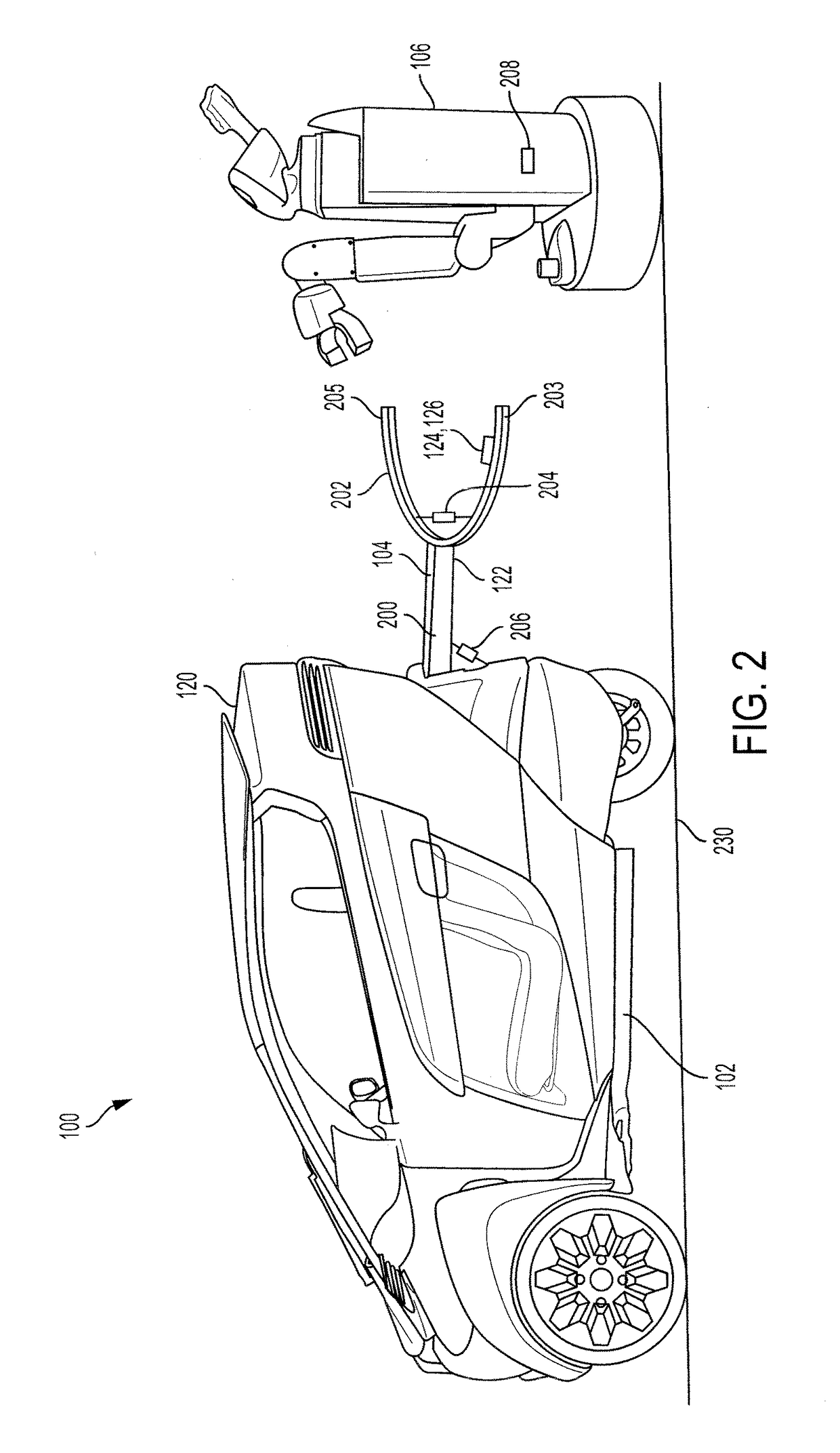 Vehicle docking and control systems for robots