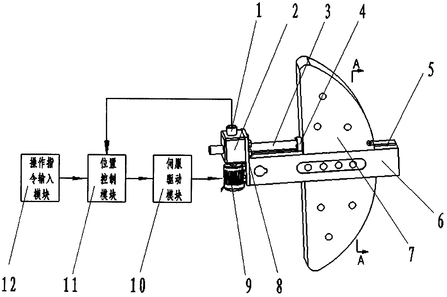 Automatic adjusting device for locations of balance blocks of petroleum pumping unit