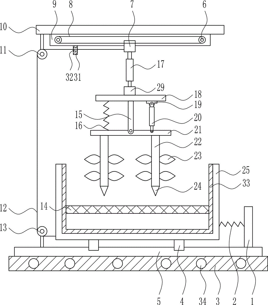 Building residual sandstone rapid filtering and impurity removing device