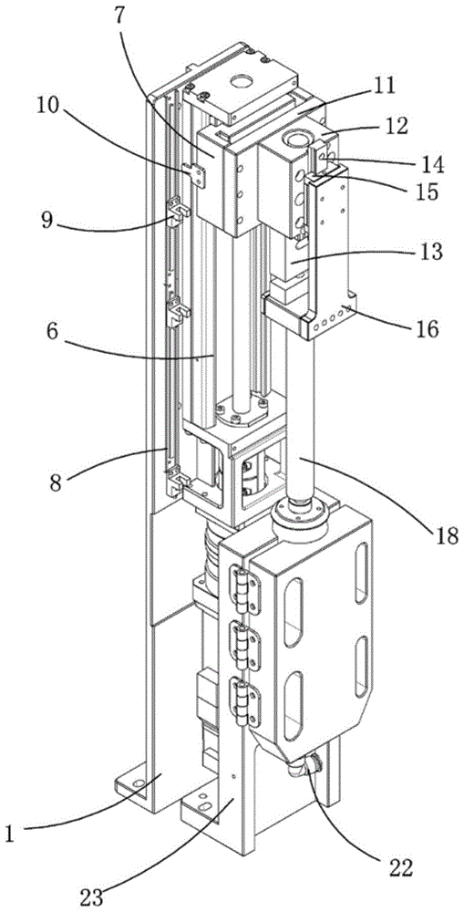 A dispensing pressurizing mechanism