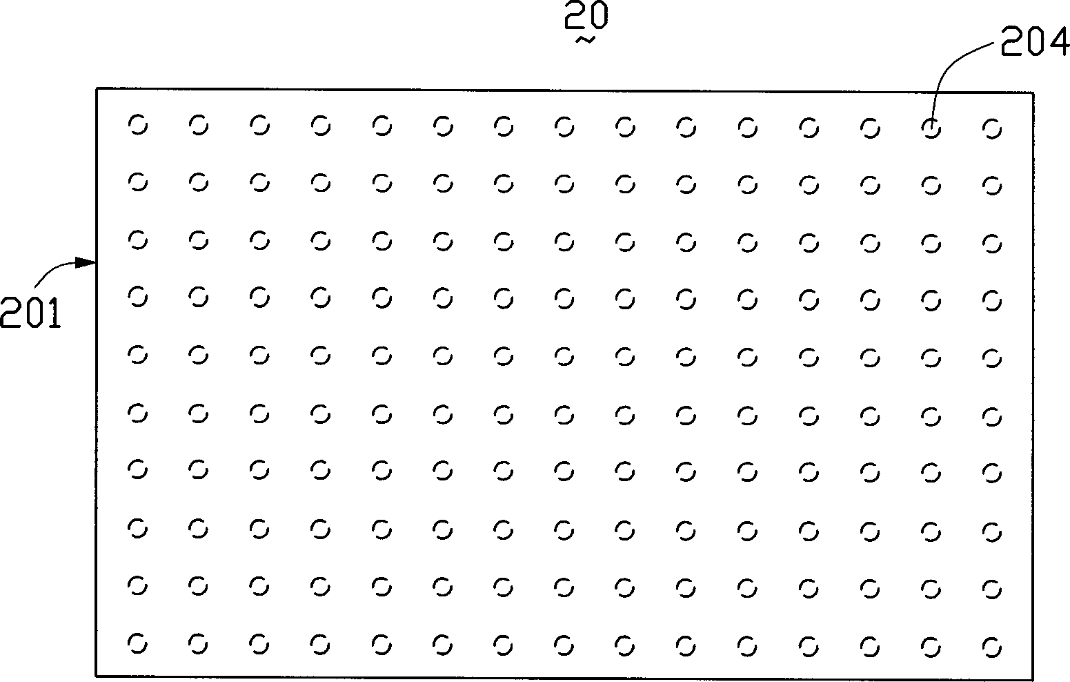 Method for mfg, ligth conducting plate