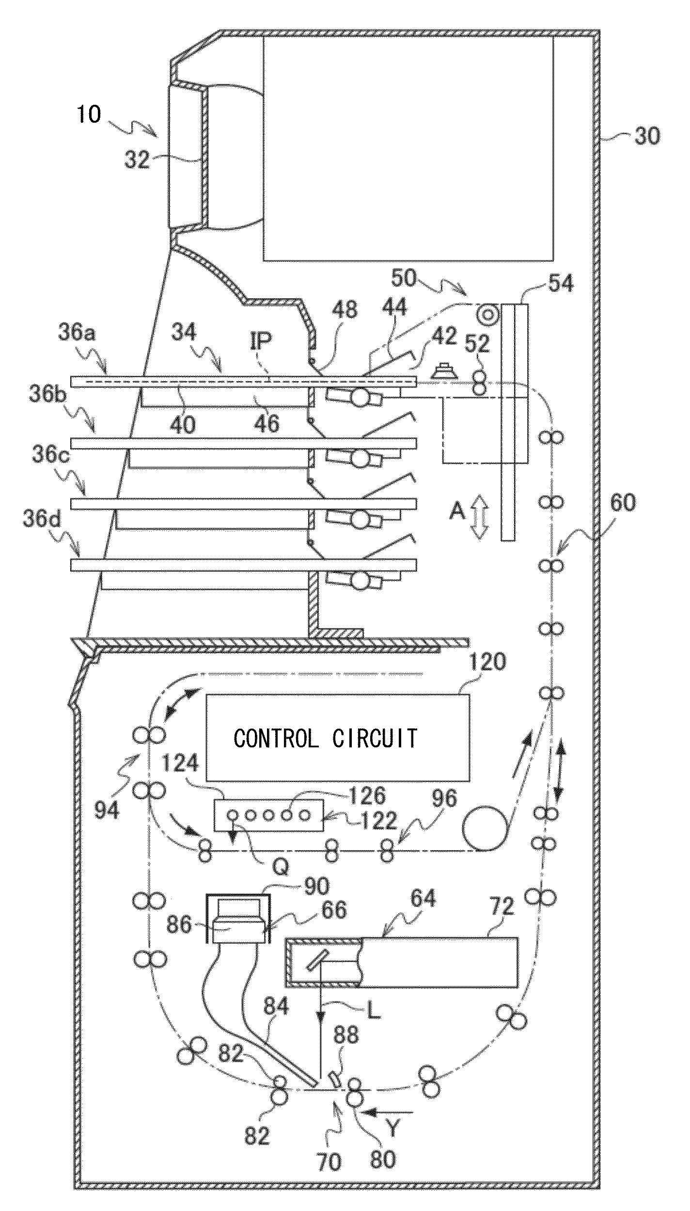 Radiographic image reading device, computer readable medium, and radiographic image reading method
