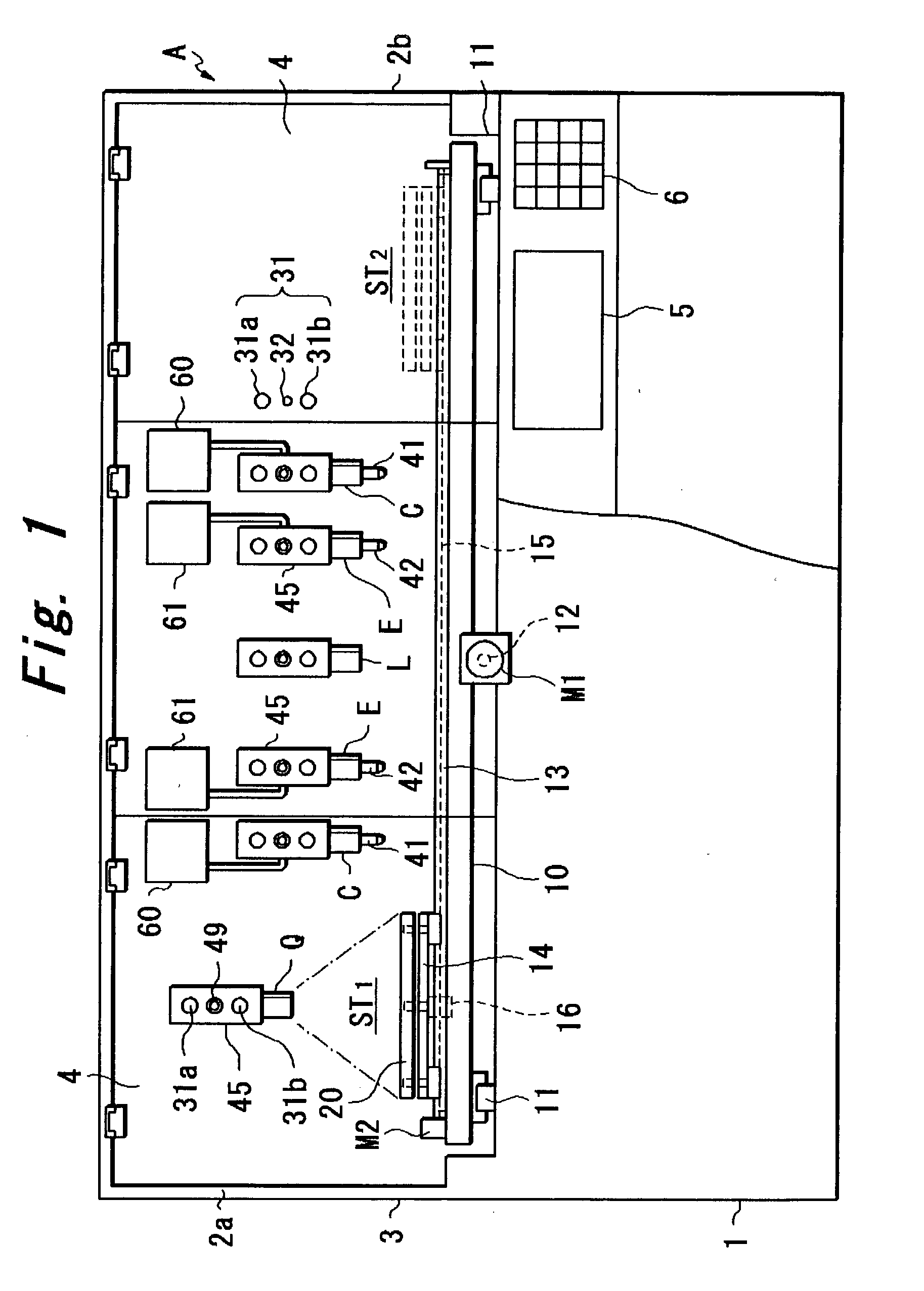 Apparatus for manufacturing stacked type electronic part