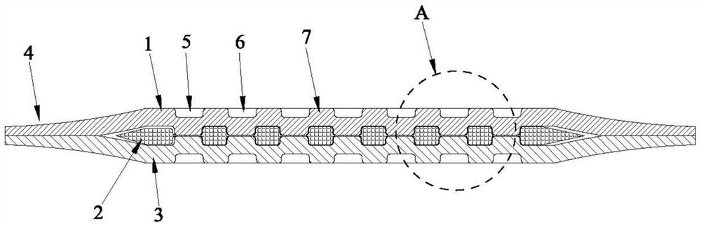 Medical degradable liquid-absorbing leakage-proof protection pad and manufacturing method thereof