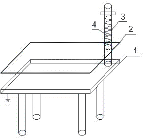 Insulating mat testing device