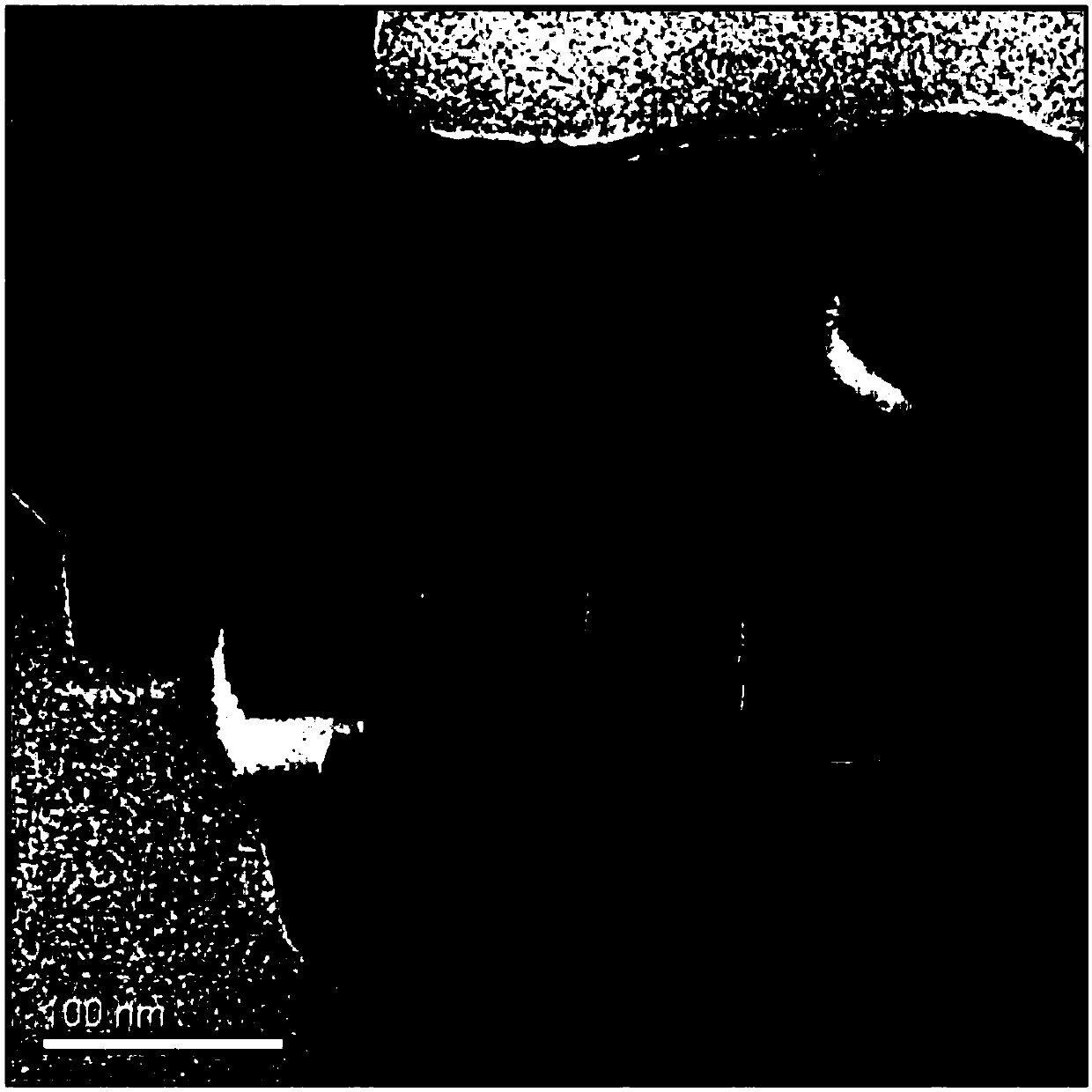 Functional magnetic nanomaterial sensitive to ultra-low frequency magnetic field and preparation method thereof