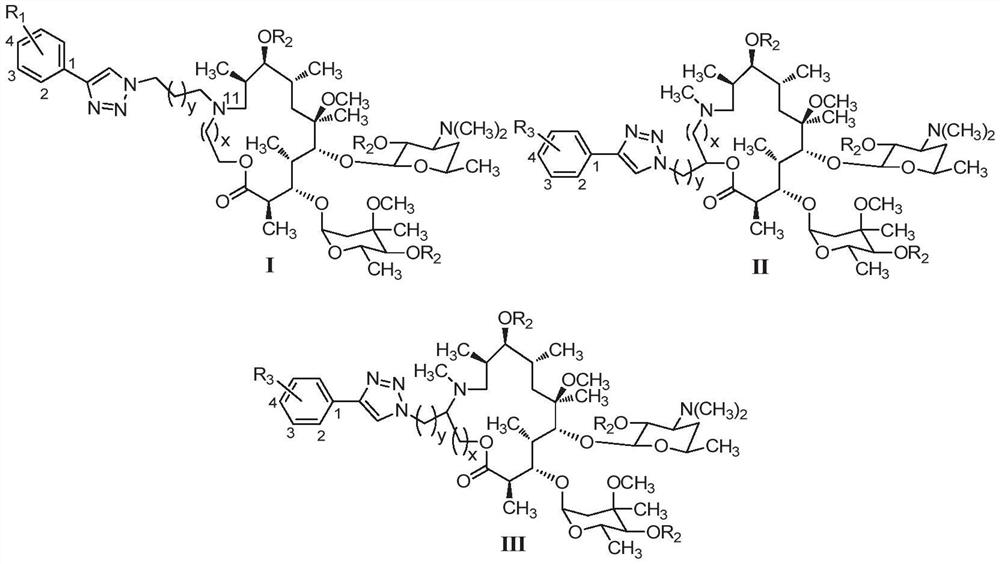 15-membered clarithromycin derivative as well as preparation method and application thereof