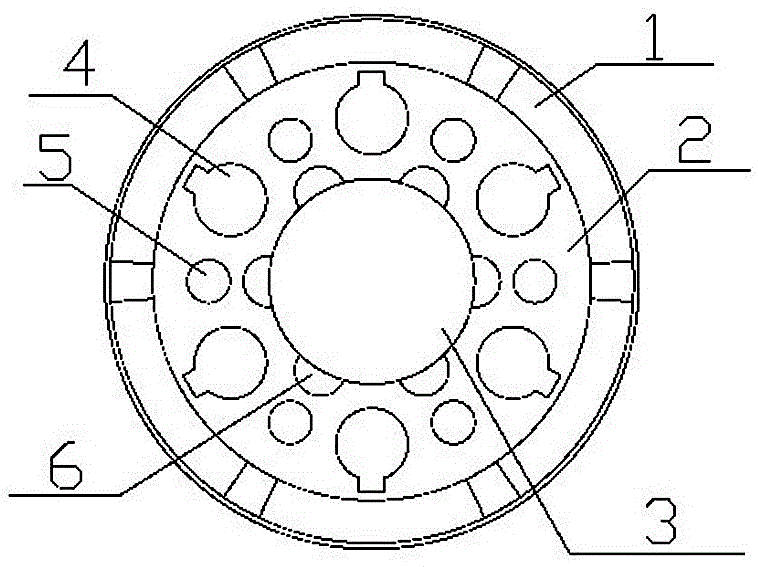 Permanent magnetic synchronous generator rotor for wind power generation