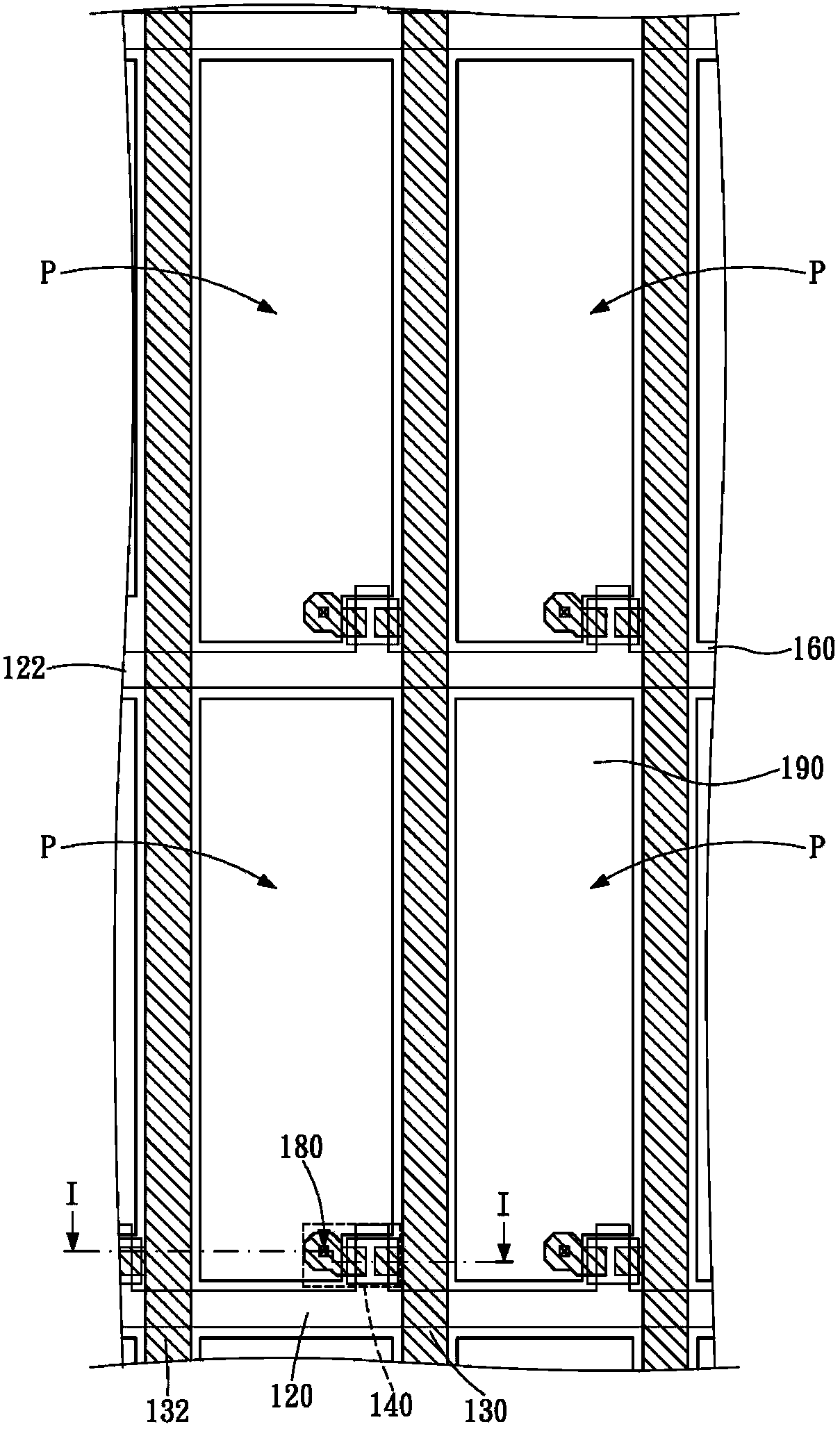 Liquid crystal display panel and pixel array substrate thereof