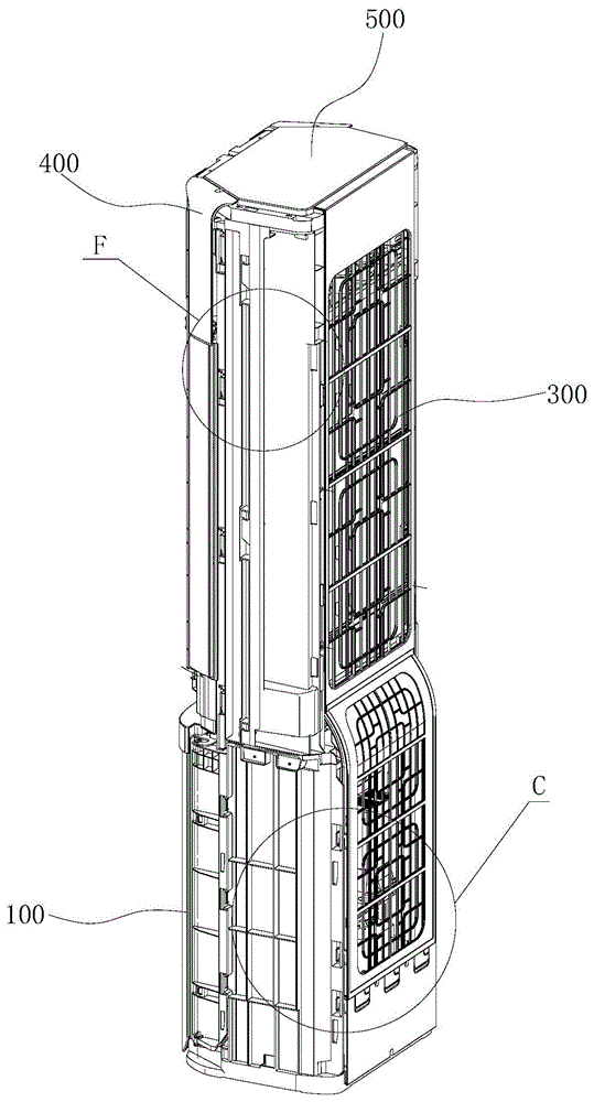 vertical air conditioner indoor unit