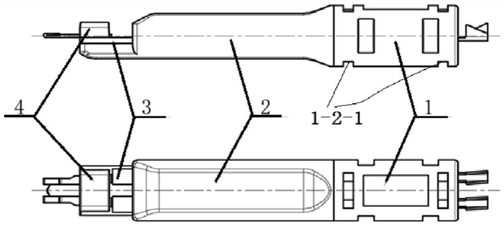Electronic control module of electronic detonator and production process method of electronic control module