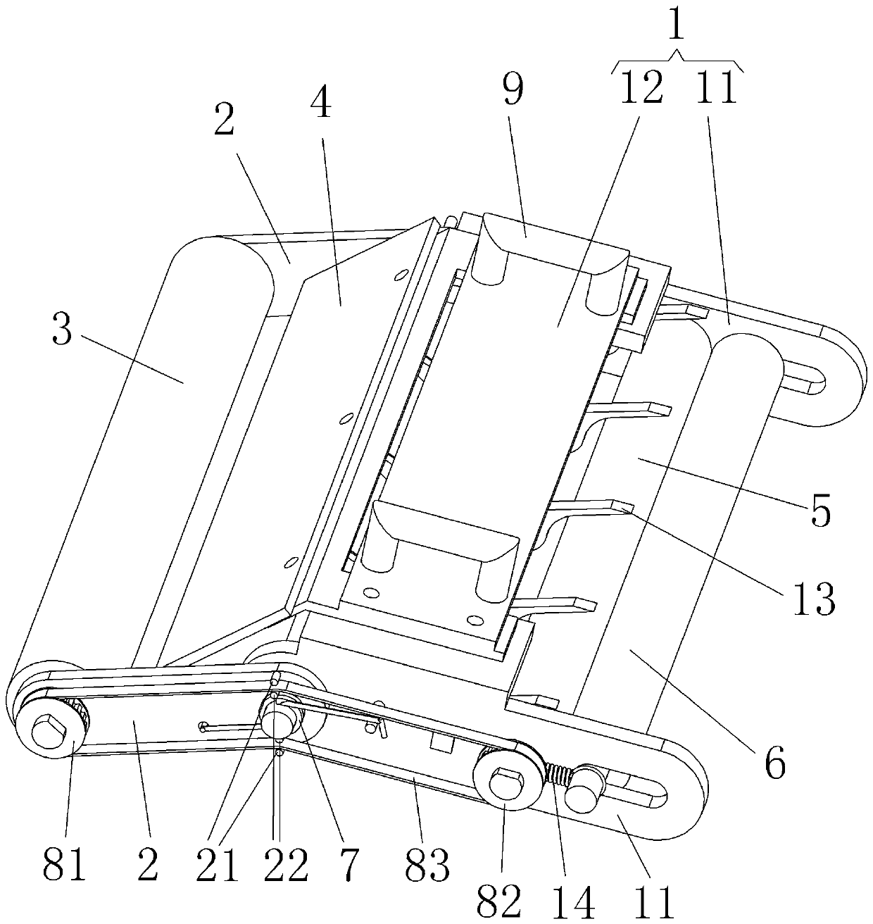 Auxiliary device for pasting wallpaper