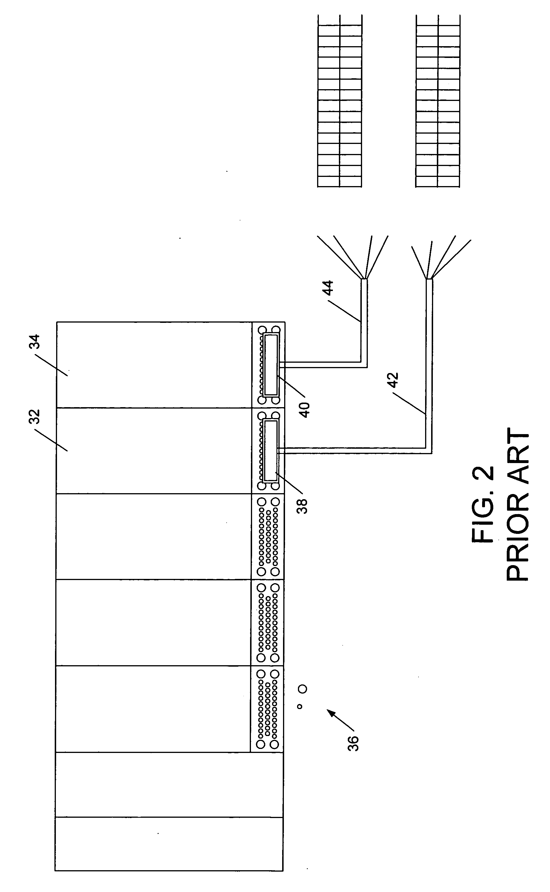 System for programmed control of signal input and output to and from cable conductors