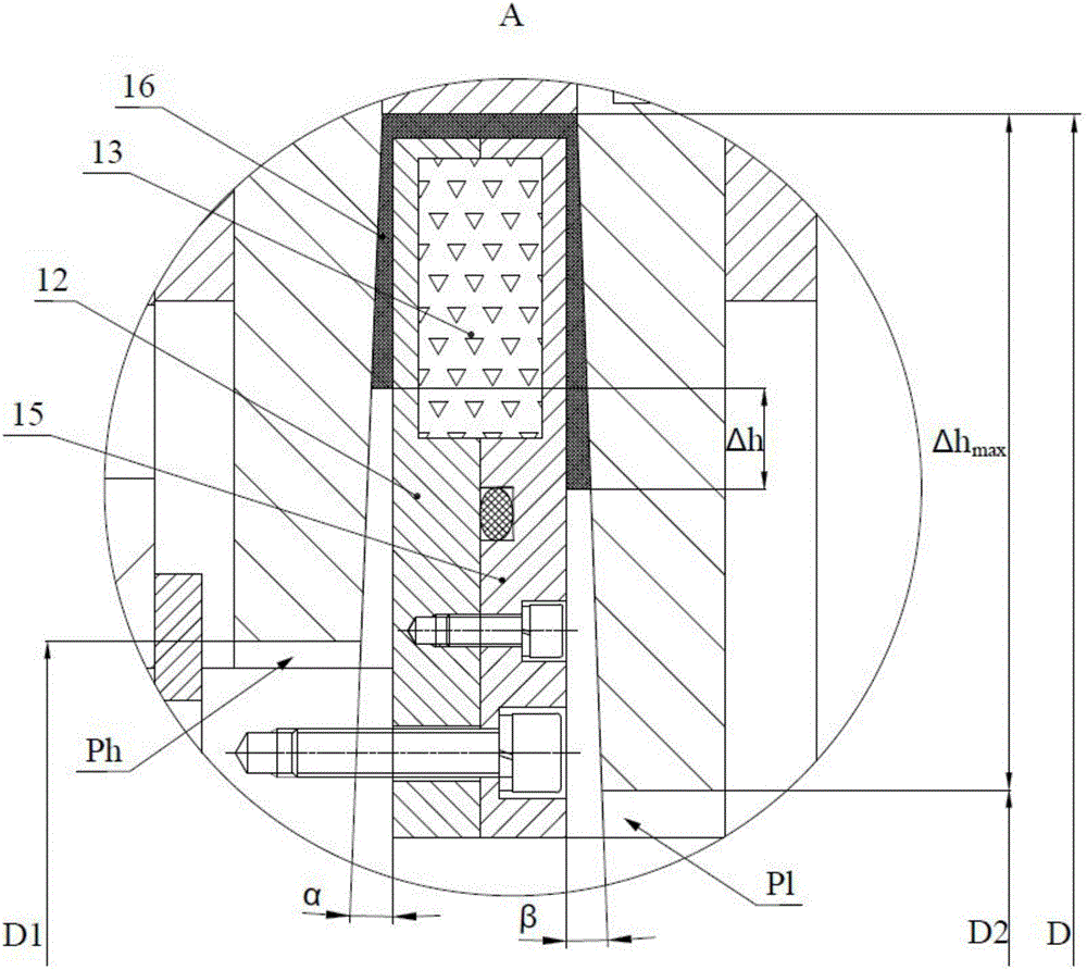 High-linear-speed rotating magnetic liquid sealing device with small radial size