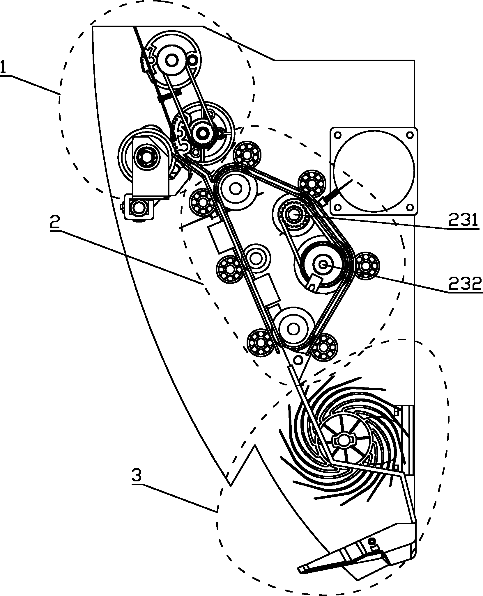 Error correction mechanism and currency counting machine with the same