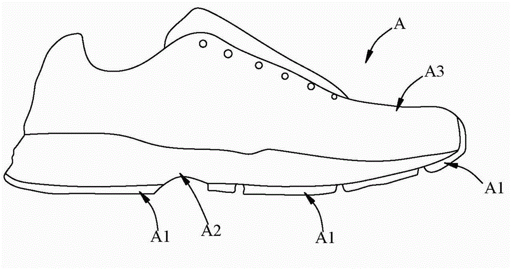 Adhering technique of sole structure