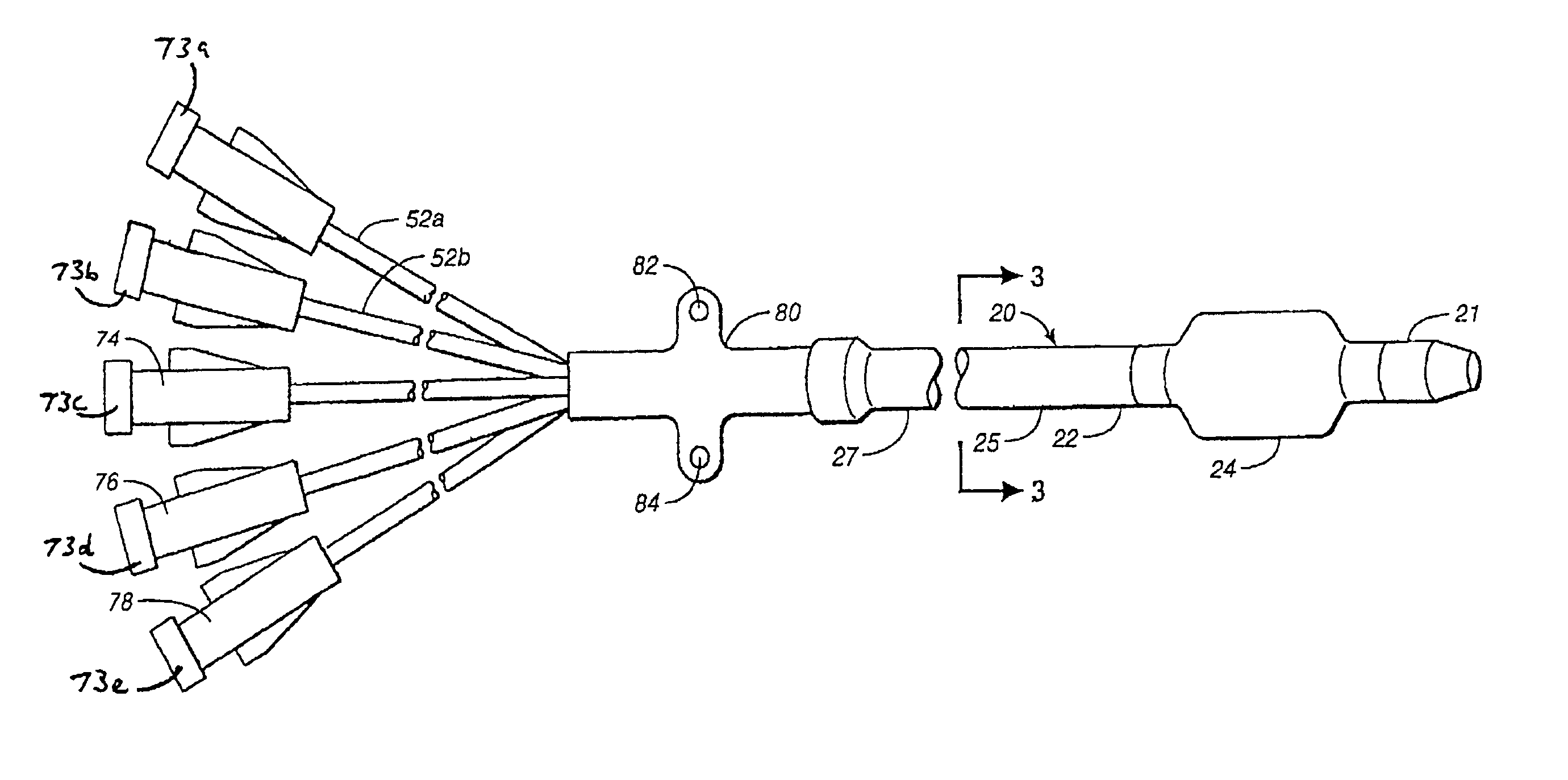 Method for a central venous line catheter having a temperature control system