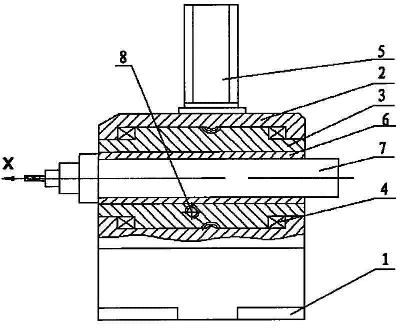 Cutter feeding device with controllable pressure angle