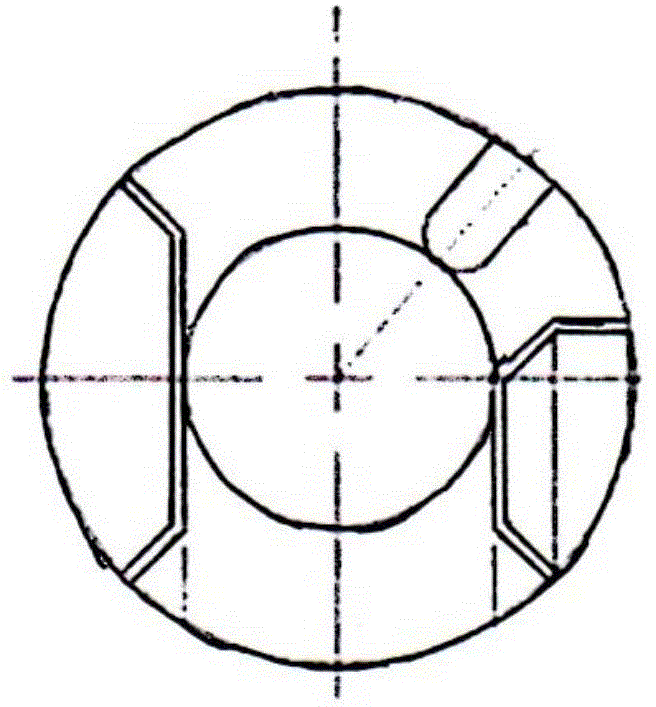 Power inductor core with closed magnetic circuit structure