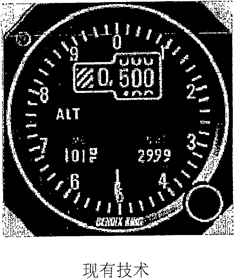 Electronic non-linear aircraft dynamic parameter display