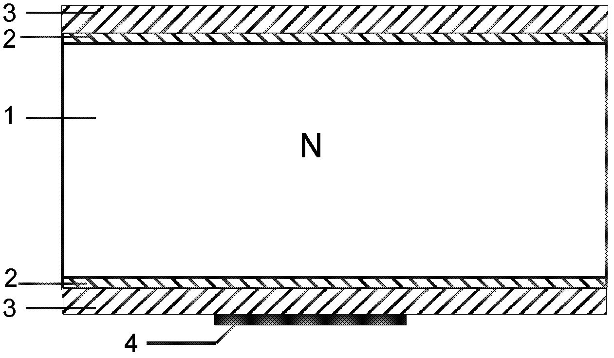 Heterojunction with intrinsic thin layer (HIT) solar cell structure with heterogeneous floating junction back passivation, and preparation process thereof