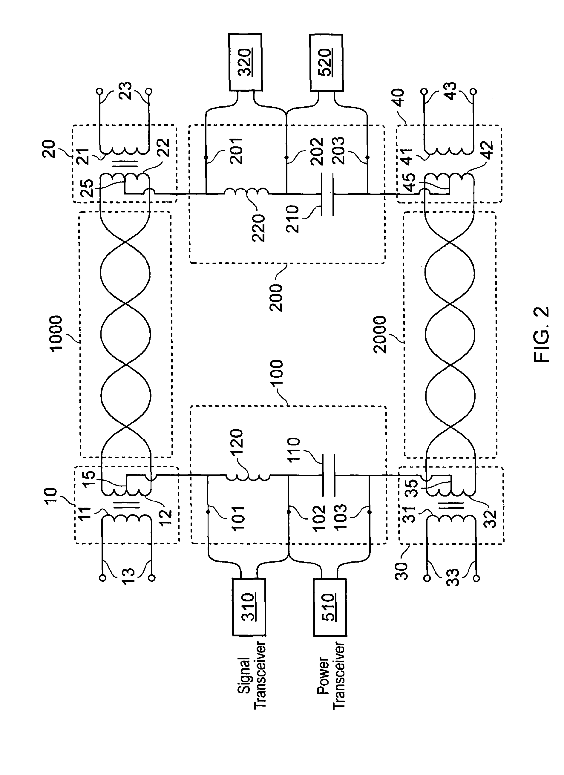 Electrical System Adapted to Transfer Data and Power Between Devices on a Network
