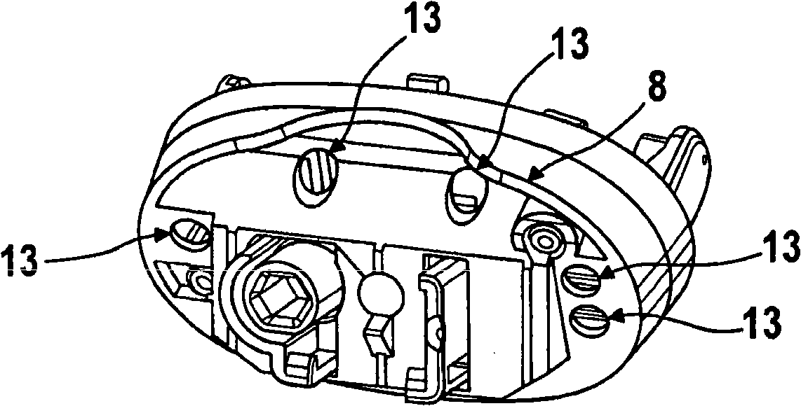 Washable personal grooming device, in particular hair removal device, and method for production of components of such device