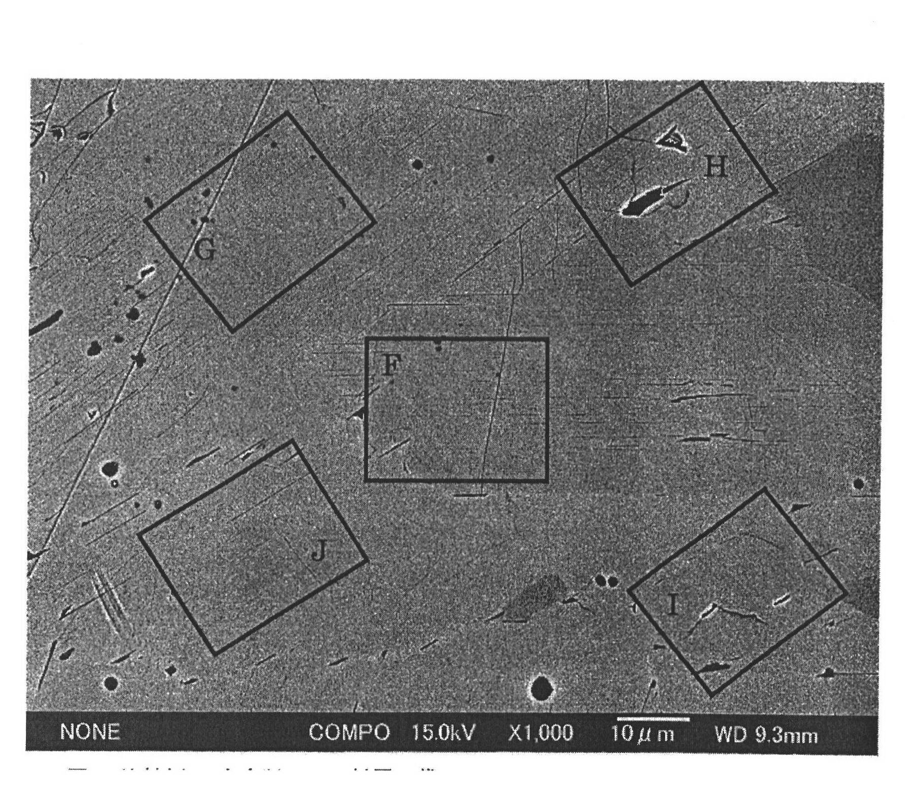 Hydrogen-absorbing alloy, fabrication method thereof and alkaline storage battery