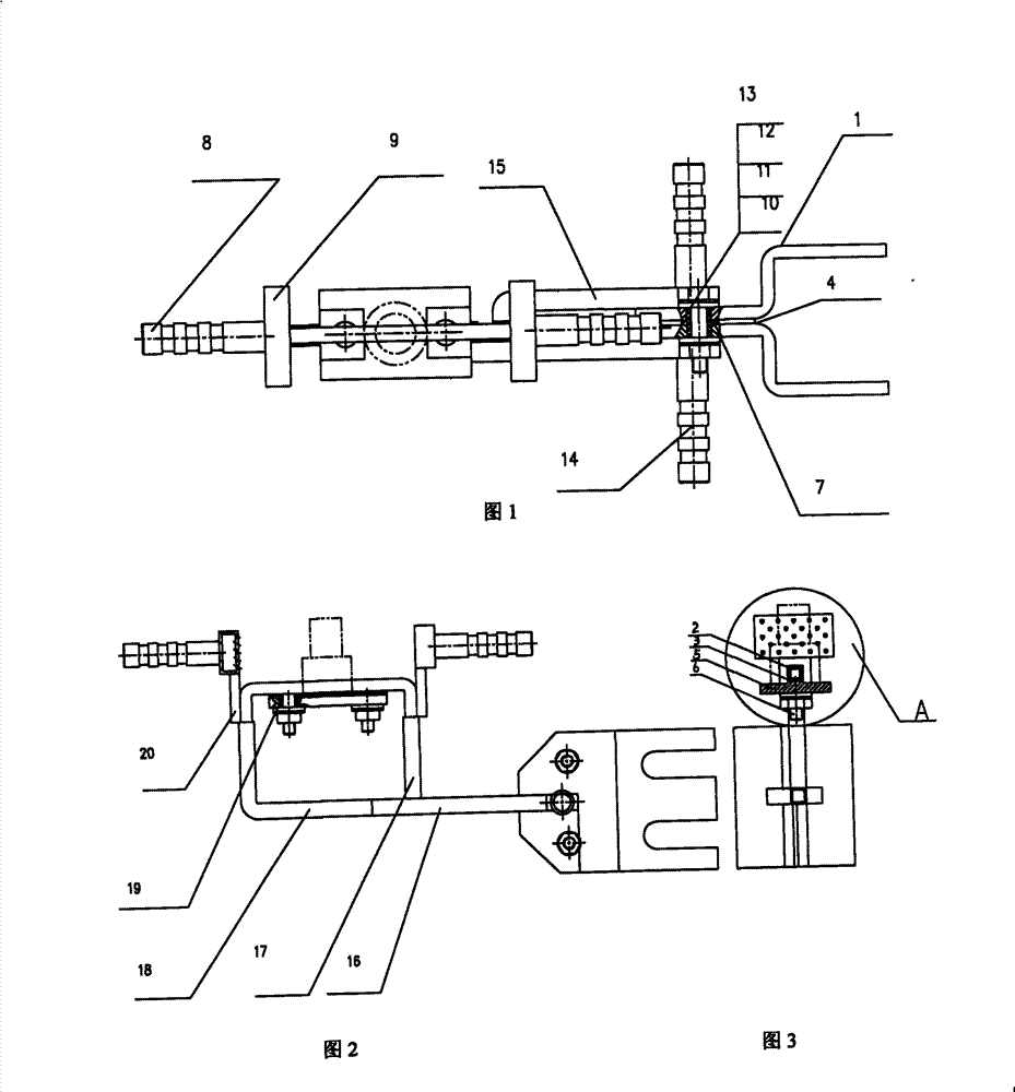 Method for quenching end socket ribbet position of assembled camshaft