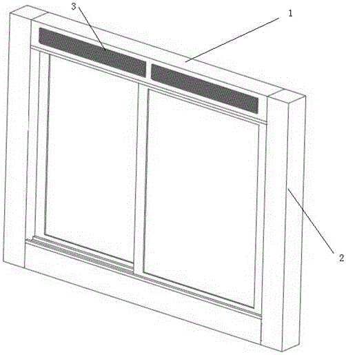 Ventilating and filtering window frame easy to dismount and clean
