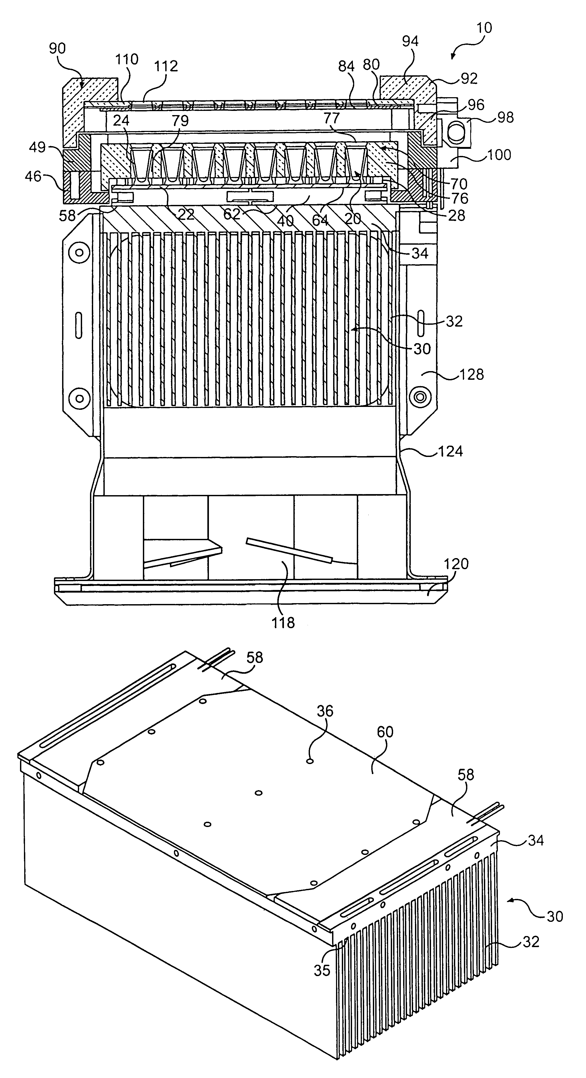 Apparatus and method for thermally cycling samples of biological material with substantial temperature uniformity