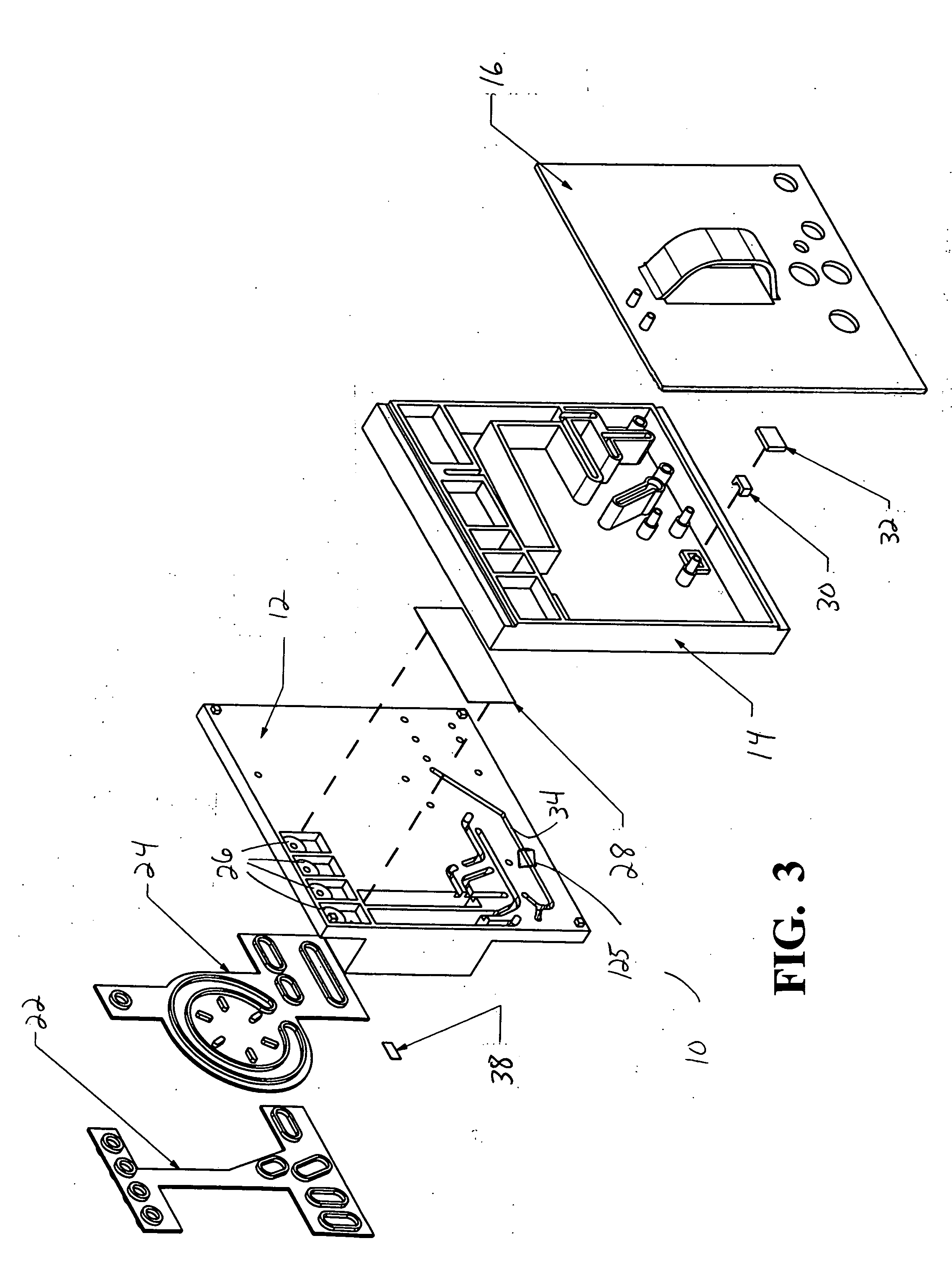 Surgical system having a cassette with an acoustic coupling