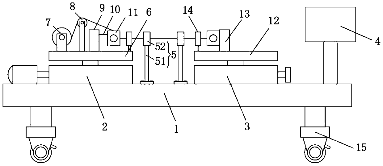 High-precision and high-stroke tensile machine and operating system thereof