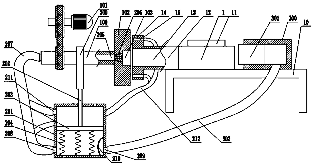 Turbine shell end surface grinding device