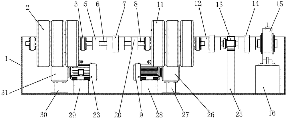 Wheel type cold milling machine pre-delivery detection device