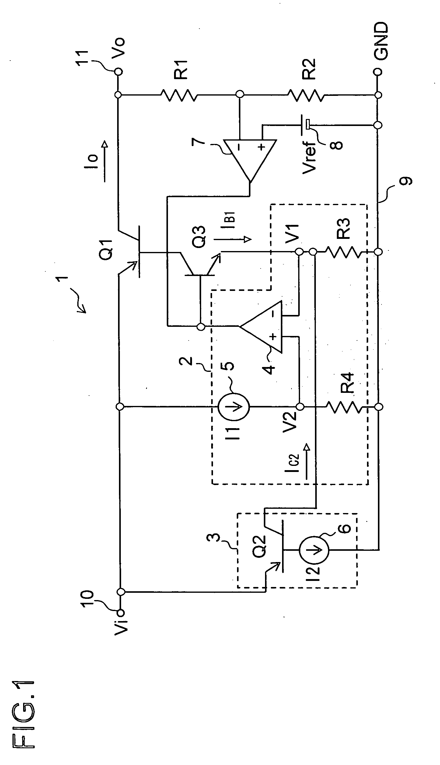 Stabilized DC power supply circuit