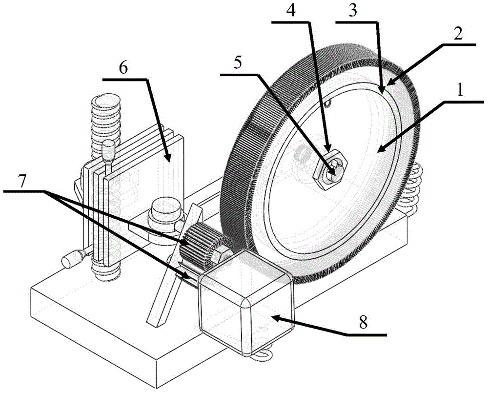 Intelligent remote-sensing micro-space optical device rotation positioning system