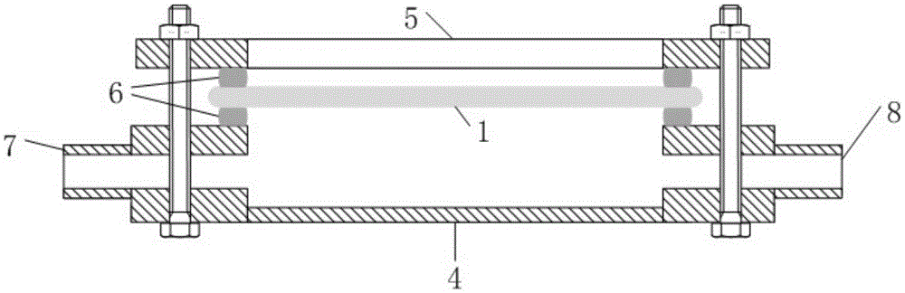 Preparing method of membrane electrode in solid polymer water electrolyser and device for implementing method