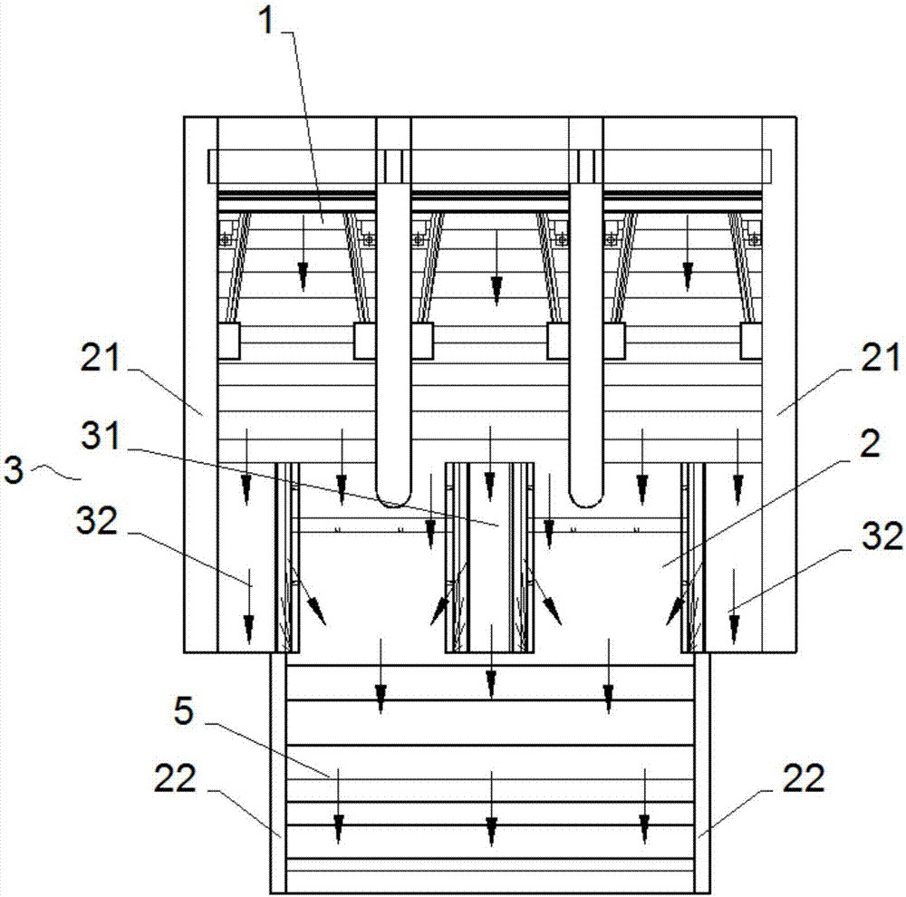 Jet-flow control structure for overflow surface of high dam