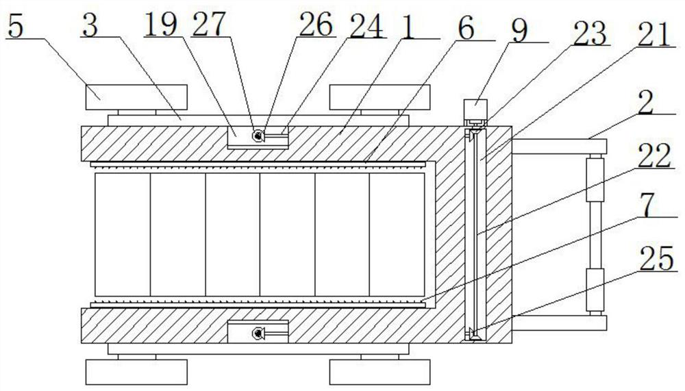 Aerated block carrying device for building engineering construction