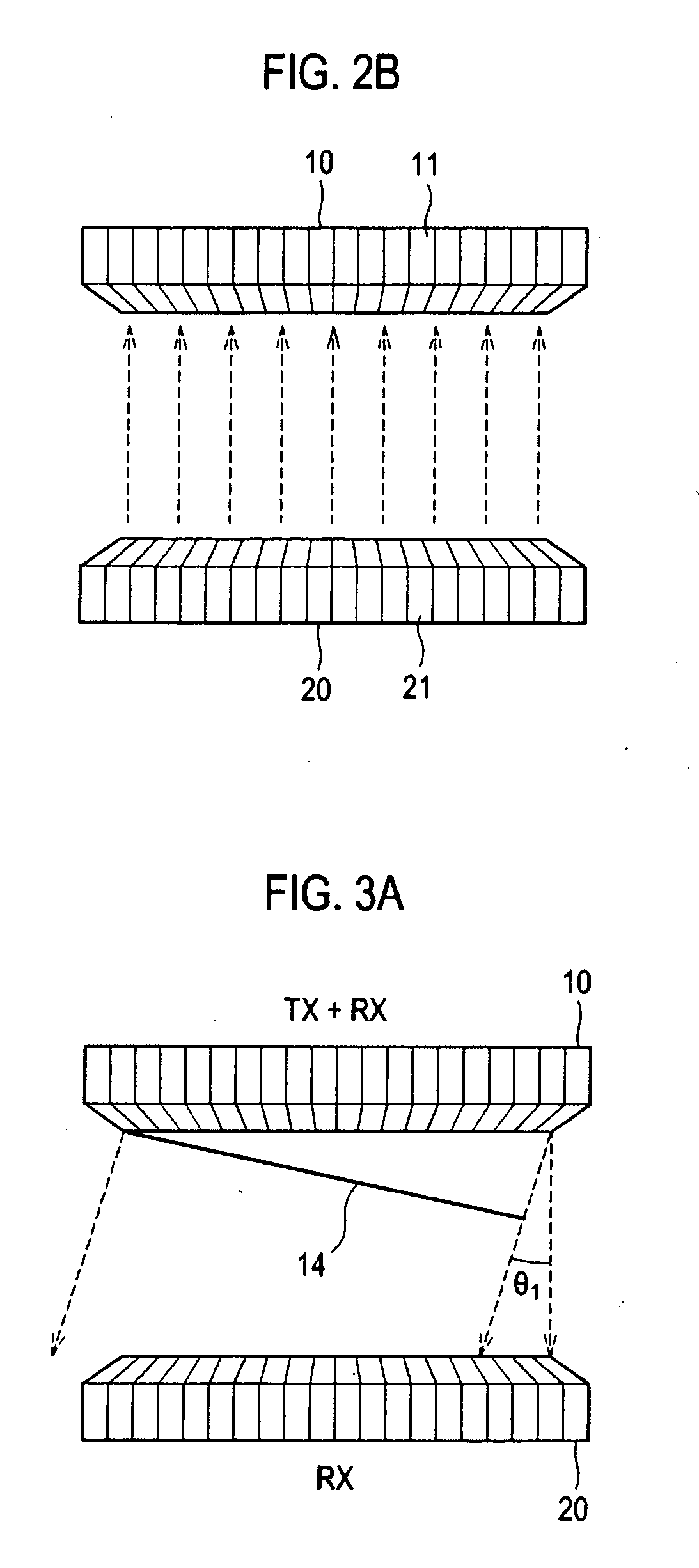 Ultrasound Diagnostic Device Having Transducers Facing Each Other