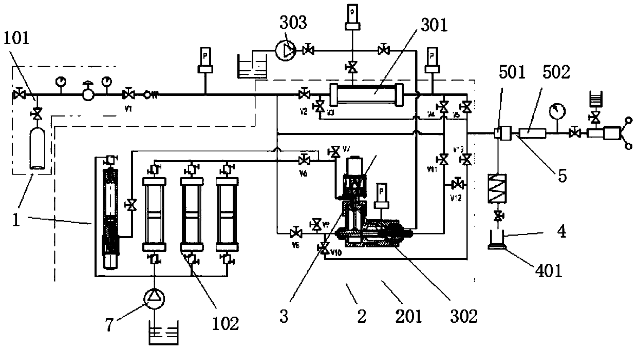 Dynamic filtration instrument for fracturing acidizing working fluid