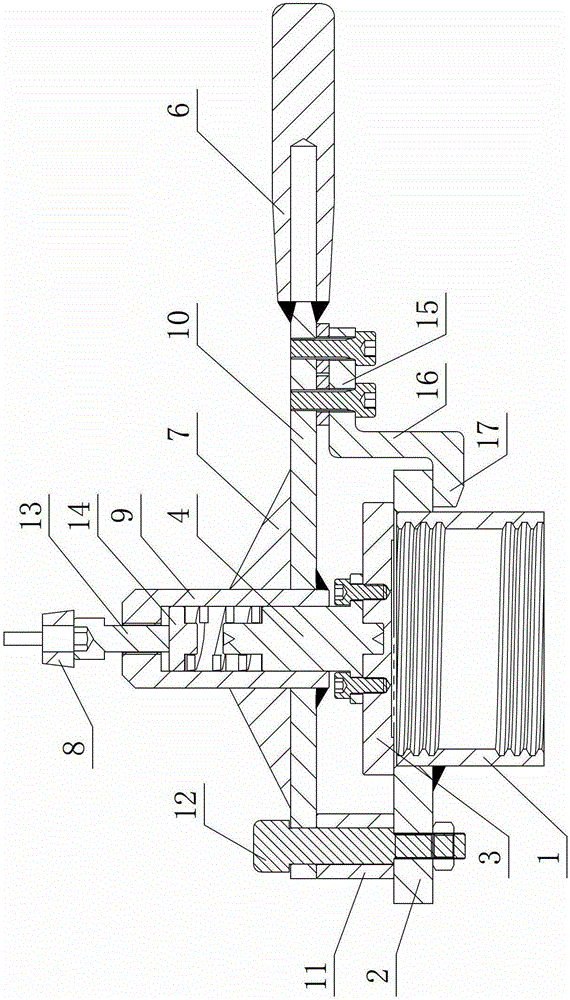 An adjustable flat valve