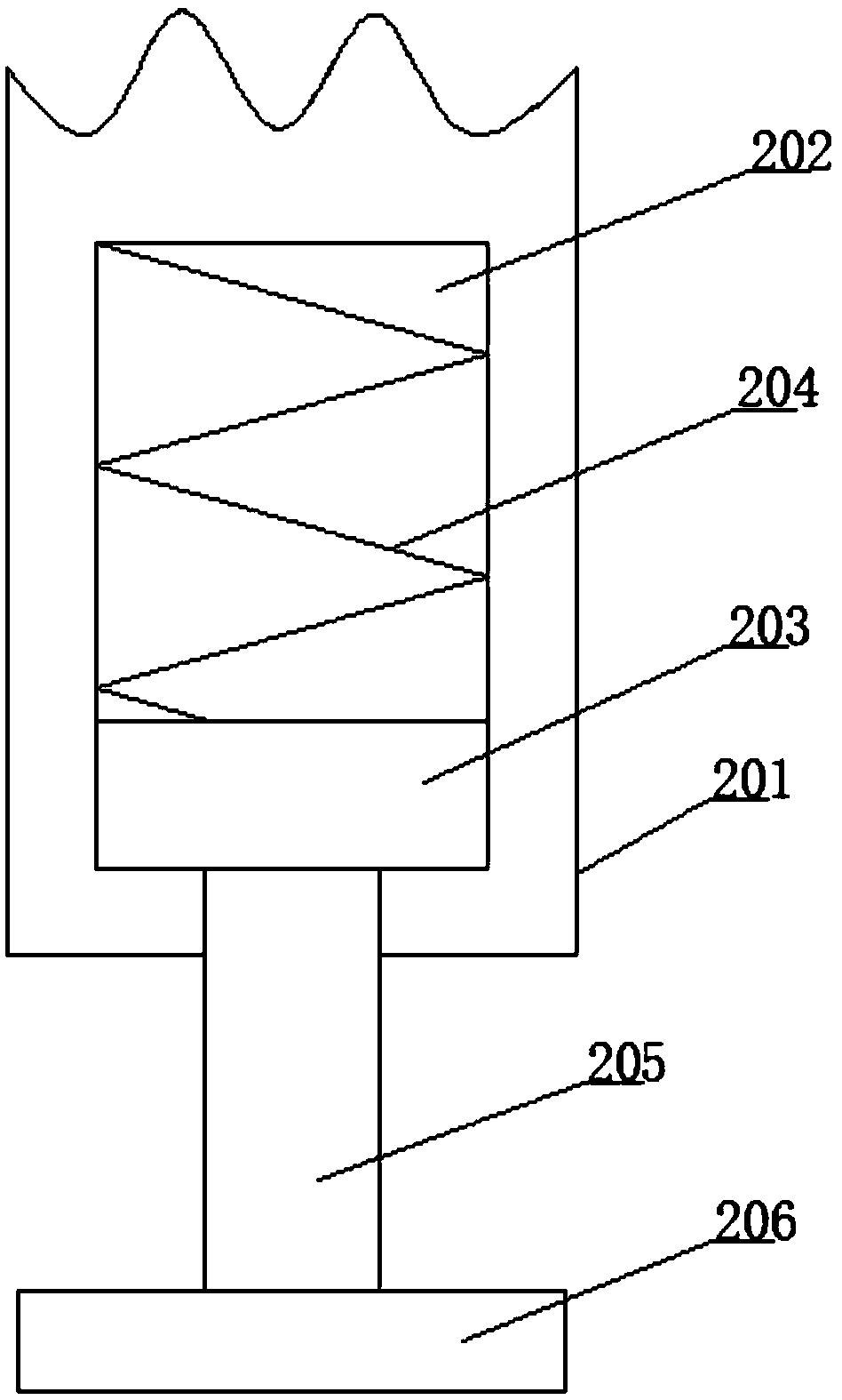 A punching machine for electric cement pole construction