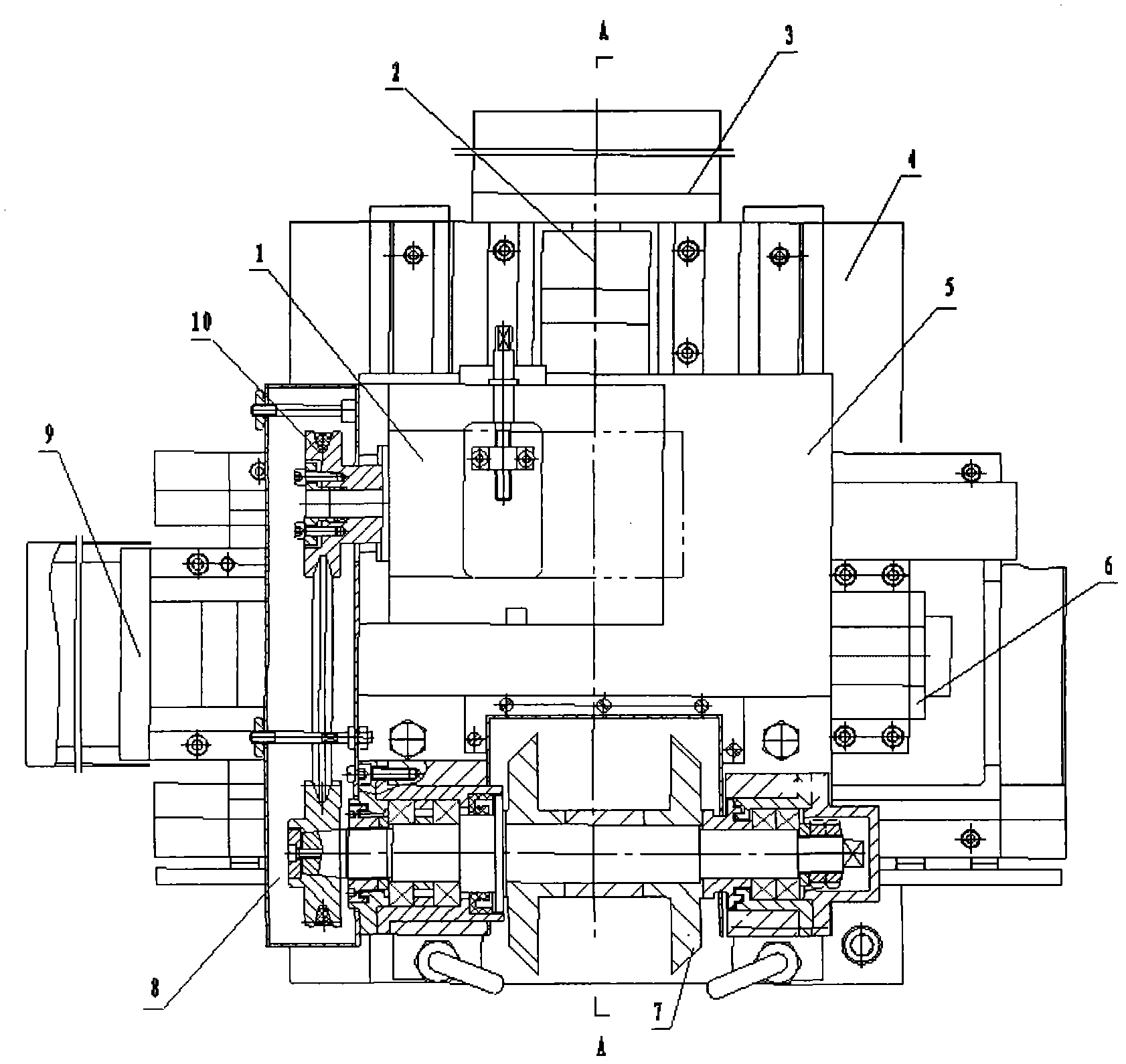 Novel numerical-control grinding wheel dressing device