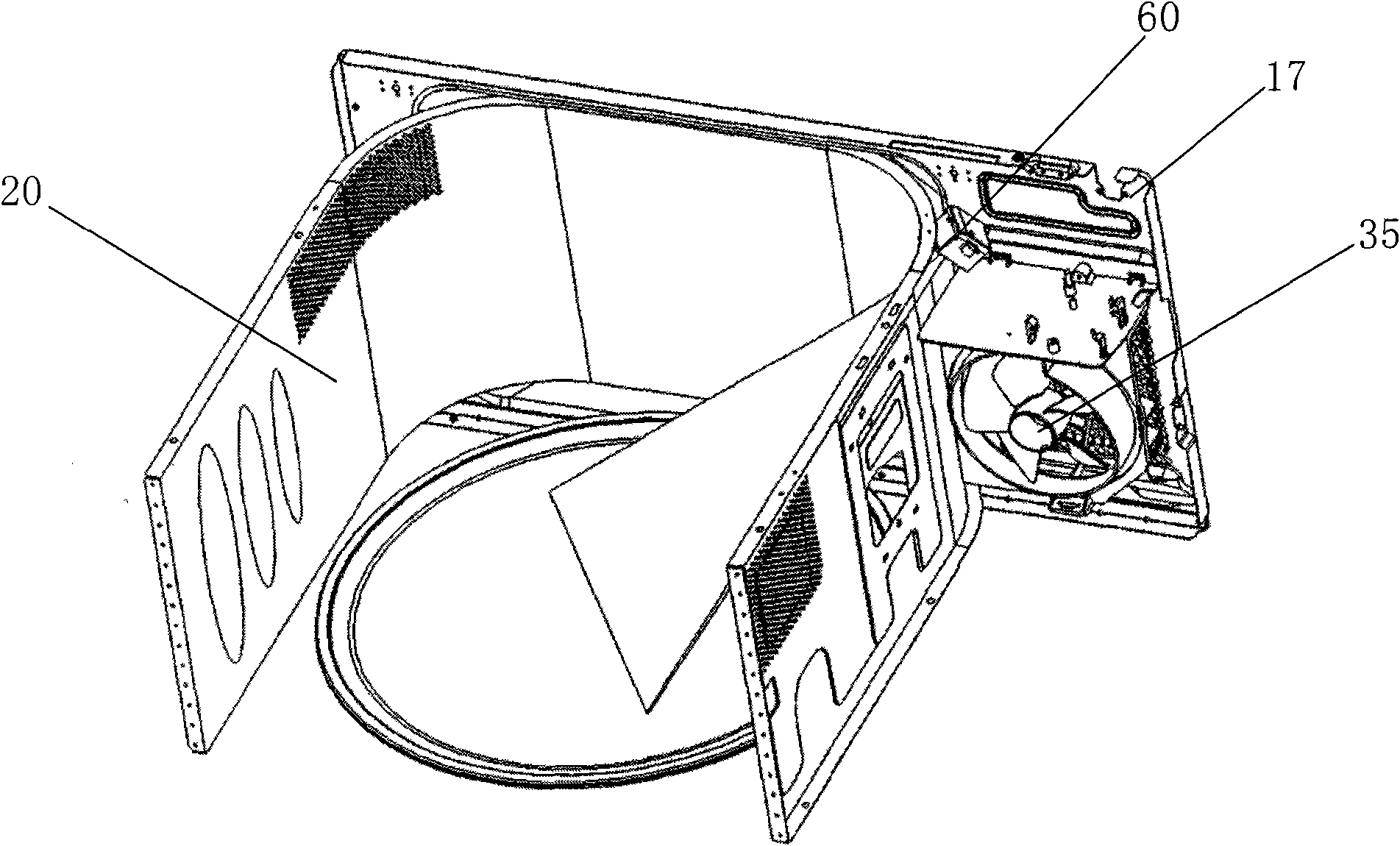 Sensor structure of microwave oven