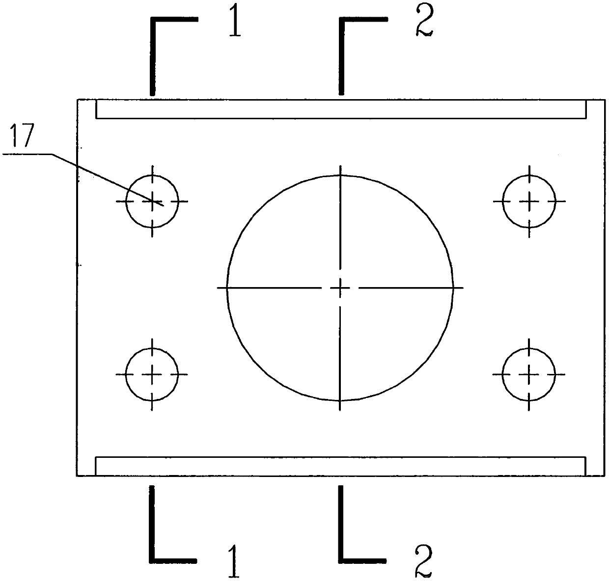 Precast concrete slab connection box device capable of limiting self-locking and unlocking and reinforcement connection