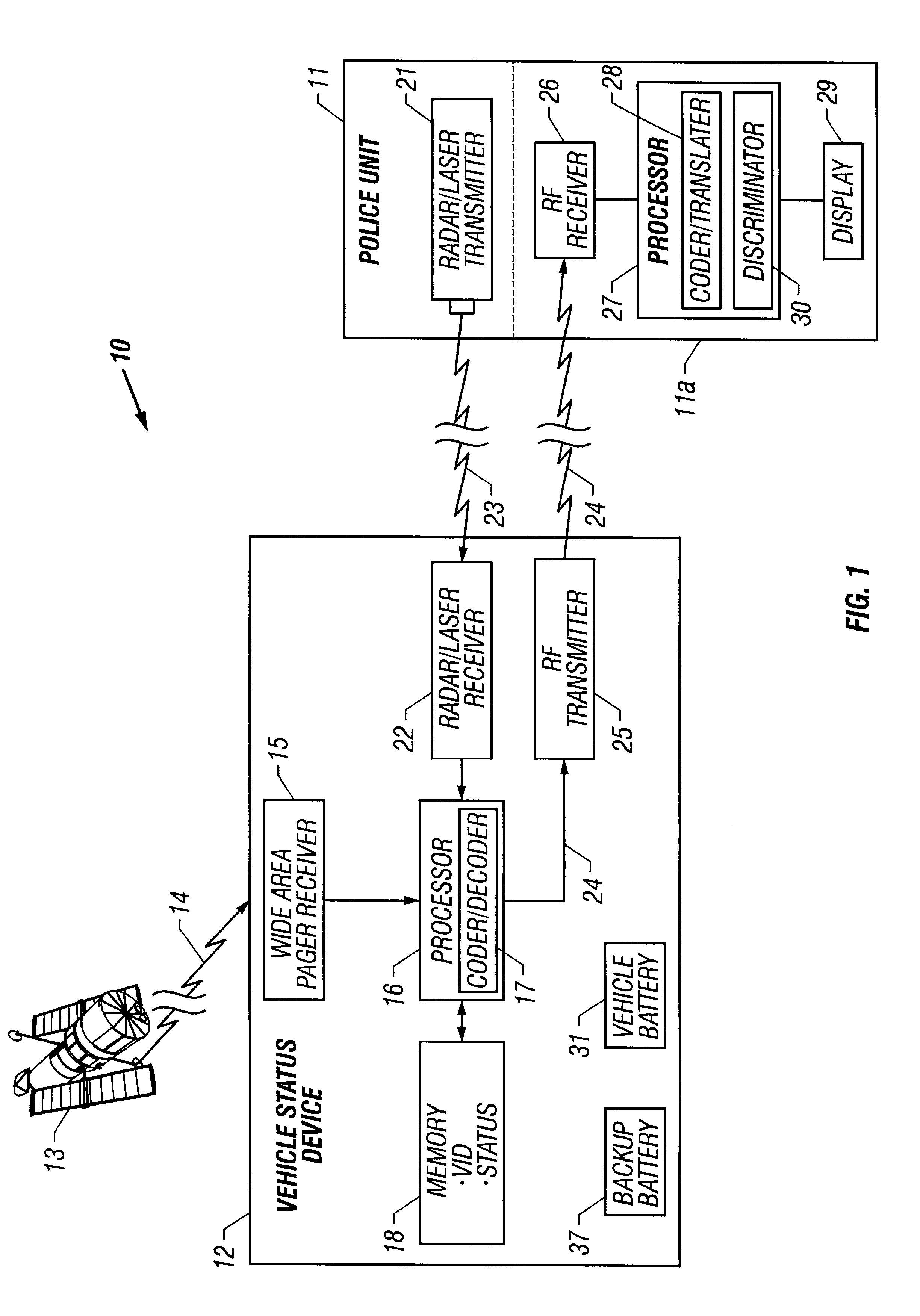 Apparatus and system for remotely updating and monitoring the status of a vehicle