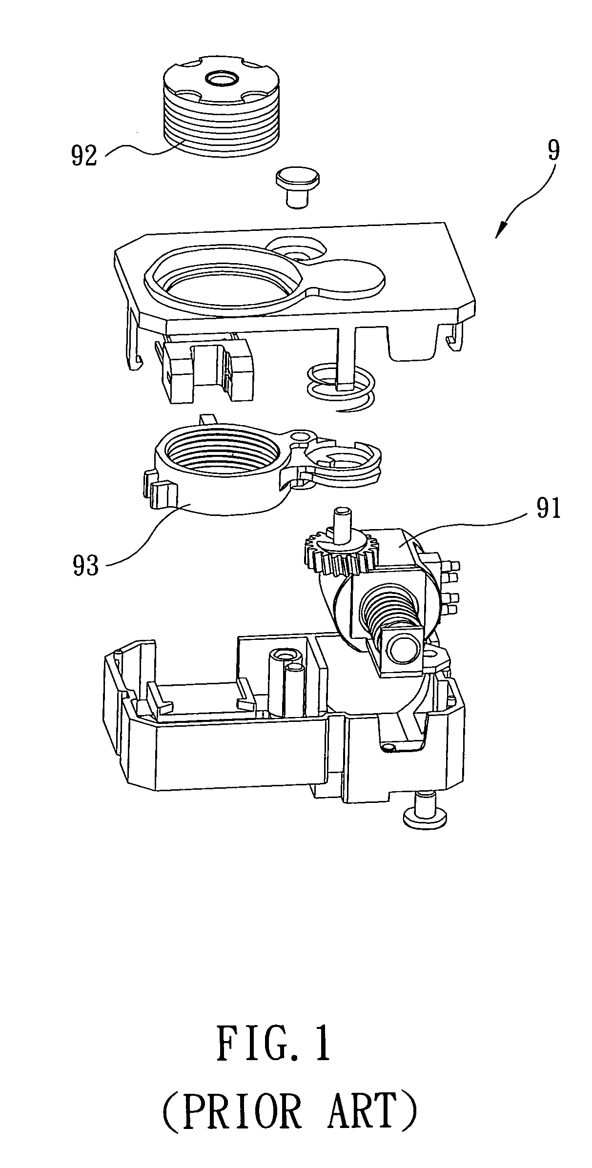 Piezoelectric driving module for lens