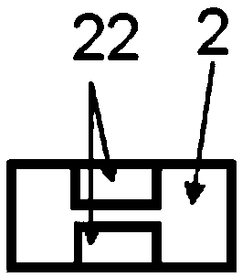 Metal ridge-based rectangular waveguide and four-microstrip power divider